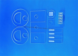 کیفیت صفحات شیشه کوارتز ماشینکاری دقیق شیشه کارخانه از چین