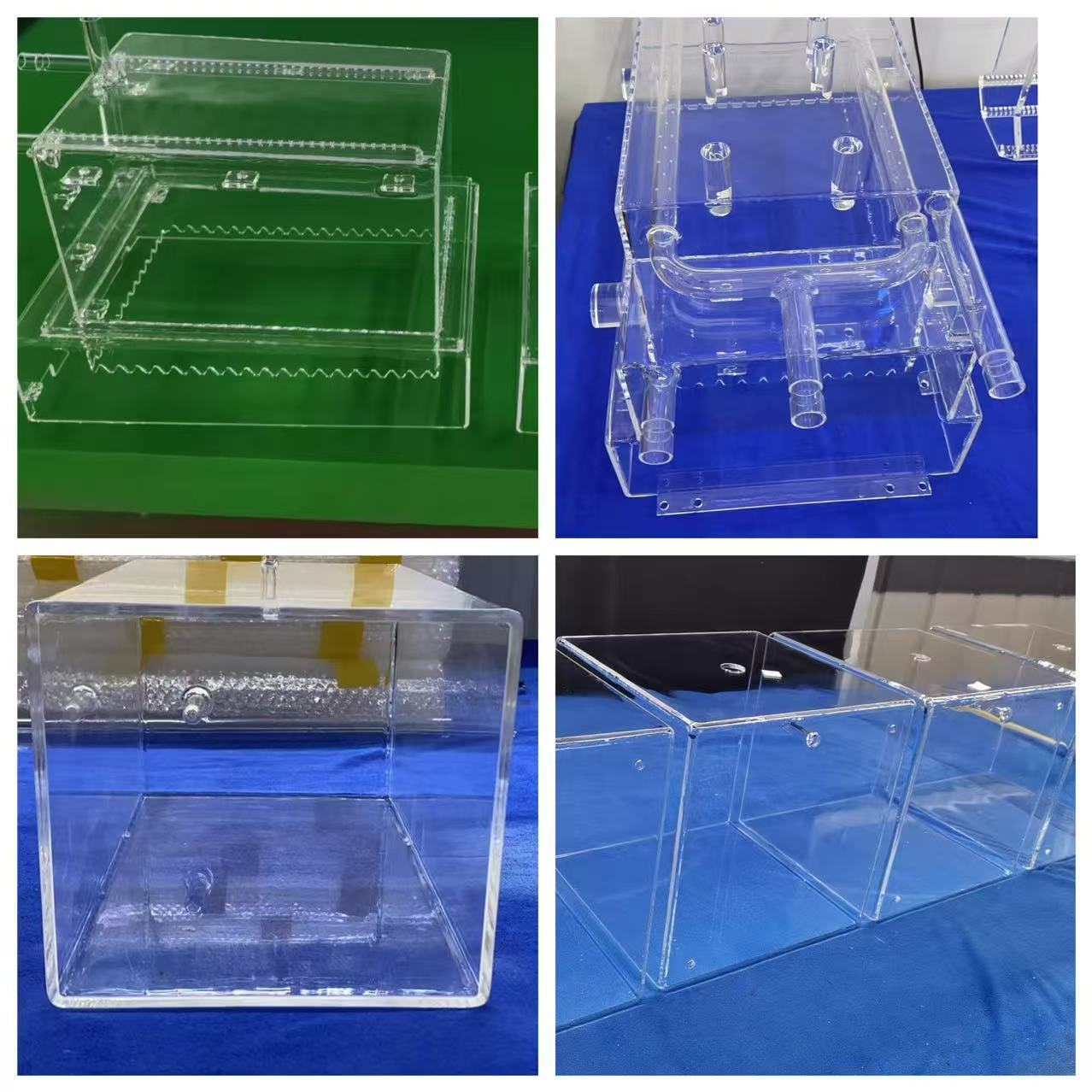 آخرین مورد شرکت Custom JGS2 Quartz Square Tank-Amy