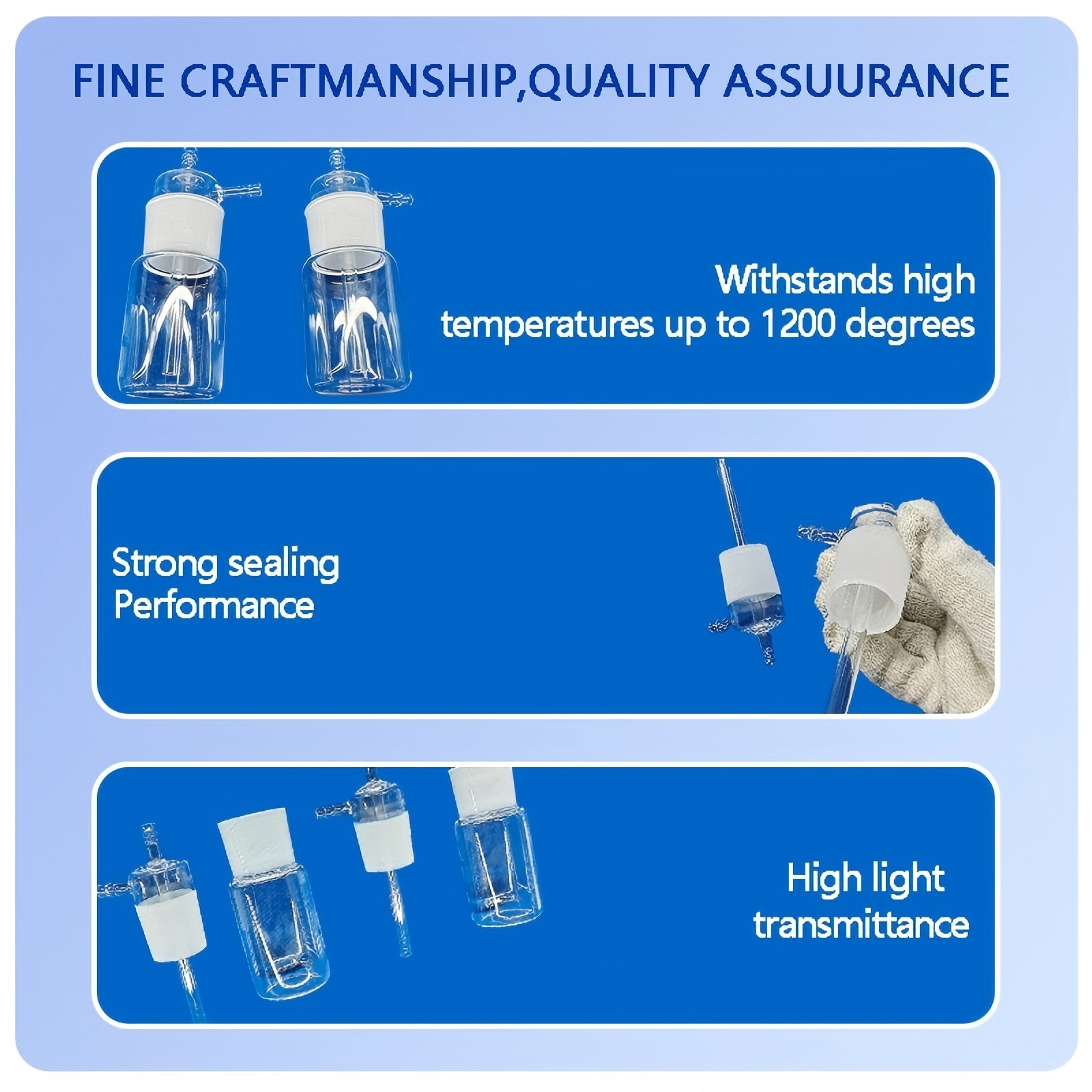 آخرین مورد شرکت Quartz Three‑Neck Round‑Bottom Flask | High Temp & UV Transmittance Lab Glassware-sara