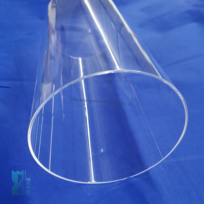 کیفیت  high purity quartz tube Resistance High Temperature Customizable Size Quartz Glass Tube Transparent quartz tube کارخانه