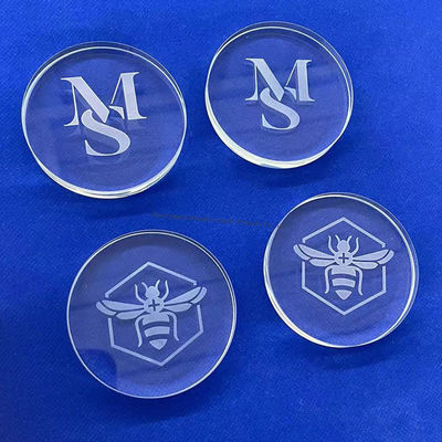 کیفیت Custom High Purity Fused Silica High Resistant Quartz Glass Disc کارخانه