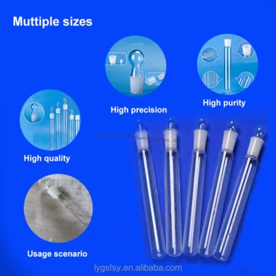 کیفیت  High Density 2.2g/cm3 Quartz Glass Tube with 1180℃ Annealing Point and 1100℃ Strain Point for Industrial Applications کارخانه