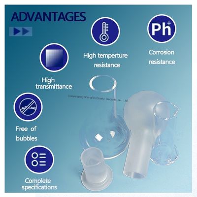 کیفیت  Custom 50-5000ML Quartz Glass Round Bottom Long Neck Flask کارخانه