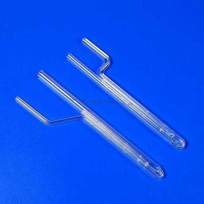 کیفیت  Custom High Temperature and Corrosion Resistant BET Quartz Sample Tubes for Laboratory Use کارخانه