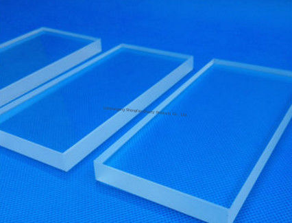 کیفیت  Manugacturer Custom Optical Fused Quartz Glass  Thick Plate With High Transmitance کارخانه
