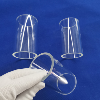 لامپ UV کوارتز آزمایش لوله راکتور شیشه ای برای لامپ های میکروب کش 100 میلی متر
