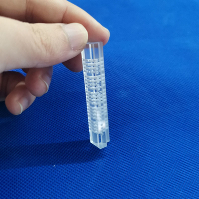 سیلندر نوری فرز میله شیشه ای کوارتز فینیش CNC Clear Fused برای نیمه هادی خورشیدی