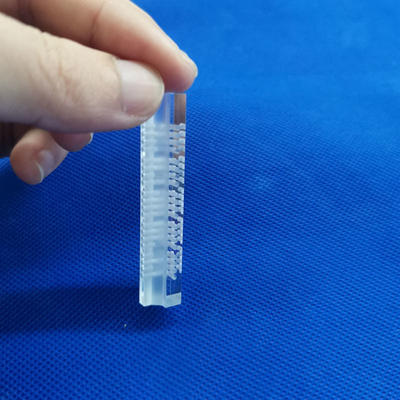 سیلندر نوری فرز میله شیشه ای کوارتز فینیش CNC Clear Fused برای نیمه هادی خورشیدی