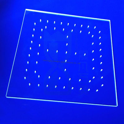 صفحه کوارتز ذوب شده درجه نظامی با اندازه قابل تنظیم و تحمل دقیق برای کاربردهای دمای بالا