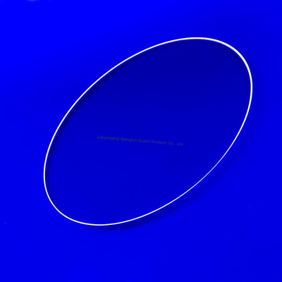 شکل مقاوم در برابر گرما با خلوص بالا صفحه شیشه ای کوارتز ± 0.02mm تحمل سفارشی برای دمای بالا