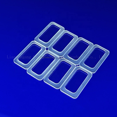 شکل مقاوم در برابر گرما با خلوص بالا صفحه شیشه ای کوارتز ± 0.02mm تحمل سفارشی برای دمای بالا