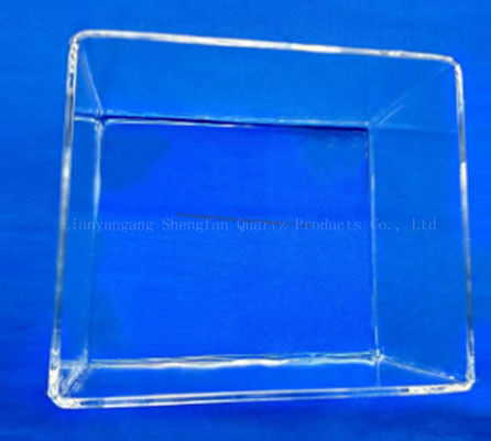 صفحه شیشه ای کوارتز مقاوم به خوردگی با نفوذ بالا با دمای کار 1100 درجه سانتیگراد