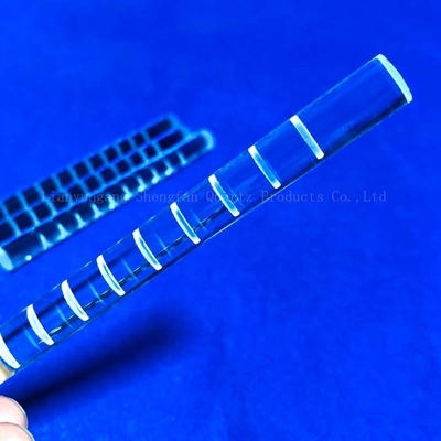 سیلندر نوری فرز میله شیشه ای کوارتز فینیش CNC Clear Fused برای نیمه هادی خورشیدی