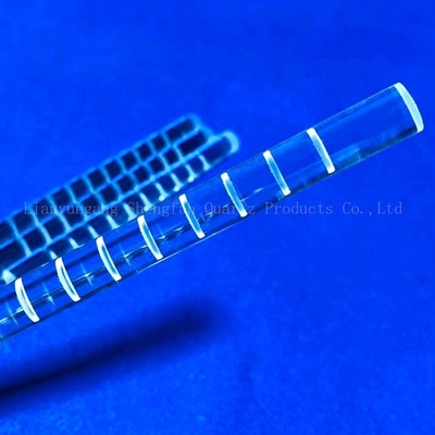سیلندر نوری فرز میله شیشه ای کوارتز فینیش CNC Clear Fused برای نیمه هادی خورشیدی