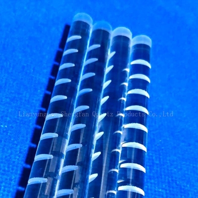 سیلندر نوری فرز میله شیشه ای کوارتز فینیش CNC Clear Fused برای نیمه هادی خورشیدی