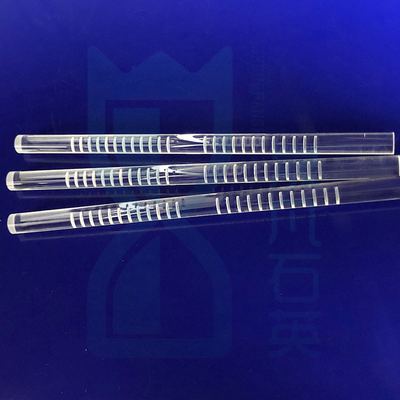 سیلندر نوری فرز میله شیشه ای کوارتز فینیش CNC Clear Fused برای نیمه هادی خورشیدی