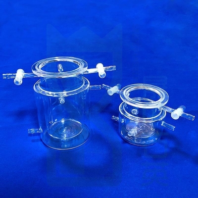 رآکتور کوارتز شفاف UV با دمای بالا و مقاومت در برابر خوردگی