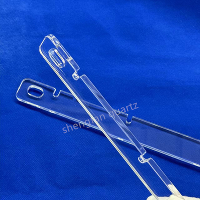 UV سفارشی مقاوم به گرما فیوز سیلیکا کوارتز شیشه صفحه شفاف کوارتز شیشه زیربنای صفحه کوارتز حفاری