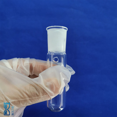 لوله شیشه ای کوارتز شفاف مقاومت گرما پیچ رشته کلاه آزمایشگاهی نورپردازی نوری