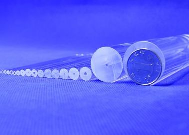 مواد شیمیایی UV کوارتز لوله میله مواد دوستدار محیط زیست 0.25-0.5mm قطر داخلی دقت بالا