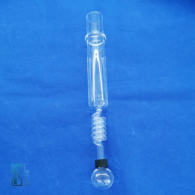 فابریکه ابزار کوارتز سفارشی آزمایشگاه لوله شیشه ای کوارتز مقاوم در برابر دمای بالا