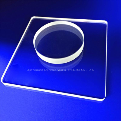 فابریک شفافیت بالا و فیوز سیلیکا سفارشی اپتیکال کوارتز ورق شیشه ای در اندازه های مختلف