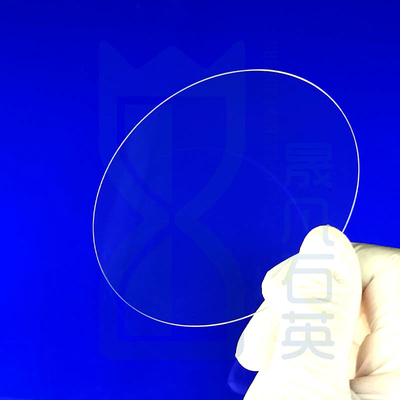 صفحه شیشه ای کوارتز 2 "4" 6 " کوارتز Wafer Wafer 0.3mm ضخامت