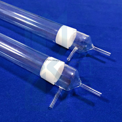 از بطری شیشه ای سیلیکوی کوارتز ذوب شده سفارشی با مفصل 29/32 24/29 پشتیبانی کنید