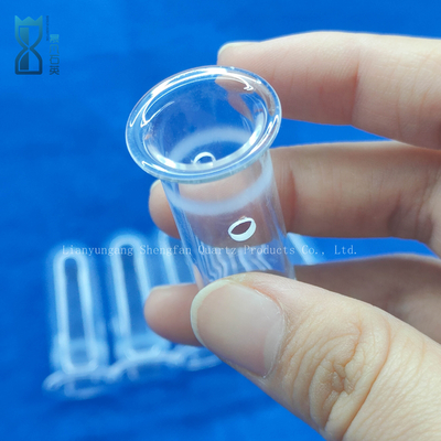 مقاومت در برابر گرما شیشه ای آزمایشگاهی سفارشی شفاف لوله شیشه ای کوارتز لوله آزمایش لوله لوله
