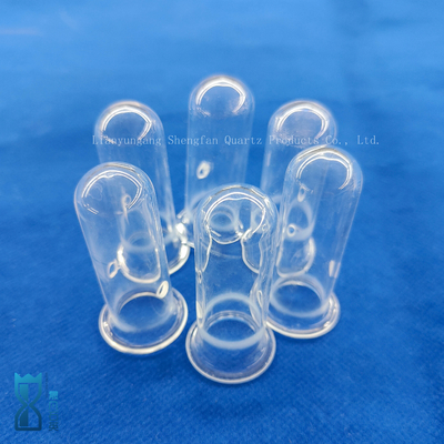 مقاومت در برابر گرما شیشه ای آزمایشگاهی سفارشی شفاف لوله شیشه ای کوارتز لوله آزمایش لوله لوله