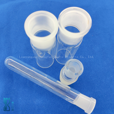 بطری شیشه ای سفارشی یک طرف مهر و موم شده کوارتز لوله آزمایش شیشه لوله شیشه آزمایشگاهی