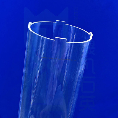 لوله شیشه کوارتز نقطه کرنش 1100C برای کاربردهای نوری در تولید صنعتی