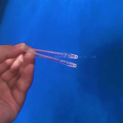فابریکه سفارشی مقاومت در برابر دماهای بالا 1mm-10mm قطر کوچک لوله شیشه ای کوارتز