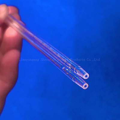 فابریکه سفارشی مقاومت در برابر دماهای بالا 1mm-10mm قطر کوچک لوله شیشه ای کوارتز