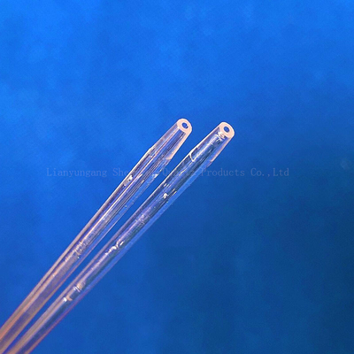 فابریکه سفارشی مقاومت در برابر دماهای بالا 1mm-10mm قطر کوچک لوله شیشه ای کوارتز