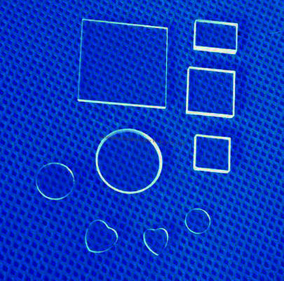 شفافیت بالا 99.99٪ خالصیت صفحه شیشه ای کوارتز با دمای کار 1100 ° C