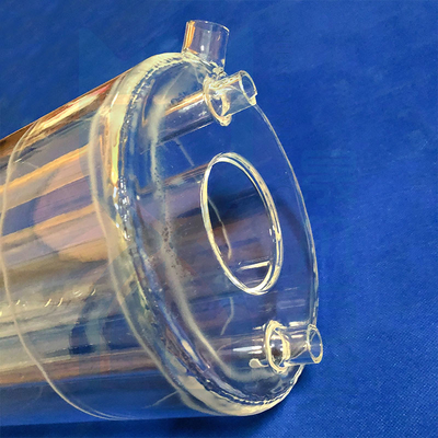 خالصیت بالا 99.99٪ دستگاه های تجربی مقاوم به خوردگی در دمای بالا لوله های شیشه ای کوارتز و راکتورهای کوارتز