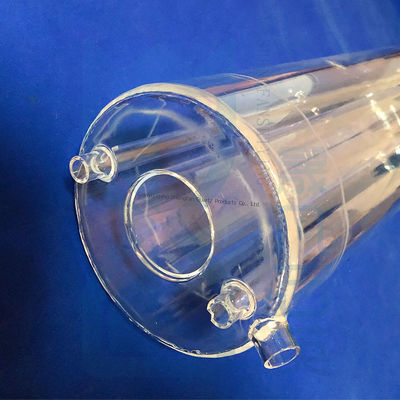 بطری شیشه ای کوارتز سیلیکا با مفصل