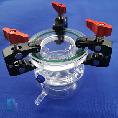 رآکتور کوارتز دو لایه ای بسیار شفاف و مقاوم در برابر خوردگی