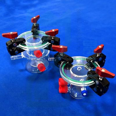 کیفیت بالا 500ml 1000ml کوارتز تجهیزات شیمیایی آزمایشگاهی کوارتز راکتور فوتوشیمیایی