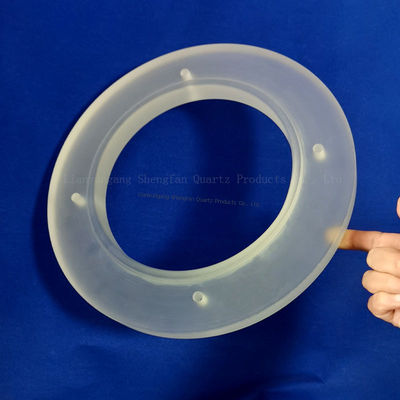 کارخانه ساخته شده مقاوم در برابر دمای بالا مقاوم در برابر خوردگی شفاف شفاف شیشه کوارتز قطعات شکل ویژه برای پشتیبانی نمونه