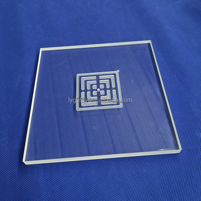 صفحه شیشه کوارتز با دمای بالا و سفارشی CNC برای دستگاه پخت