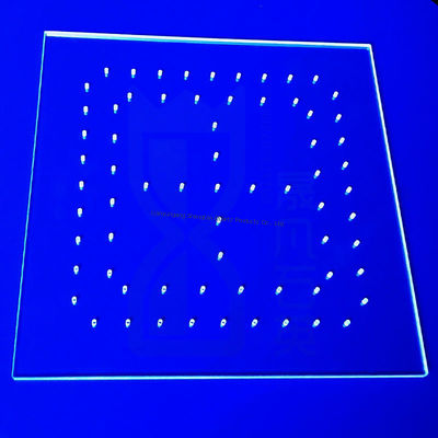 برگه‌های کوارتز سفارشی با برش لیزری و شفافیت بالا JGS1 JGS2 JGS3 برای تصفیه‌کننده‌های UV LED