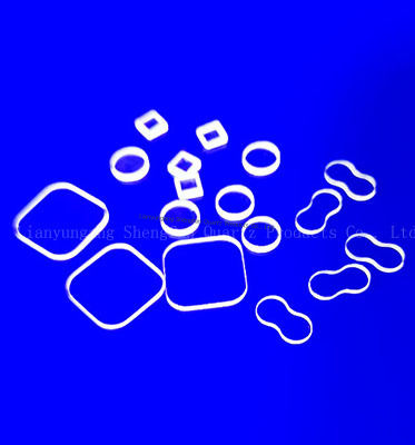 لیزر برش کوچک ابعاد ماوراء بنفش شفاف فوز شده لیوان شیشه ای کوارتز برای پنجره اتاق