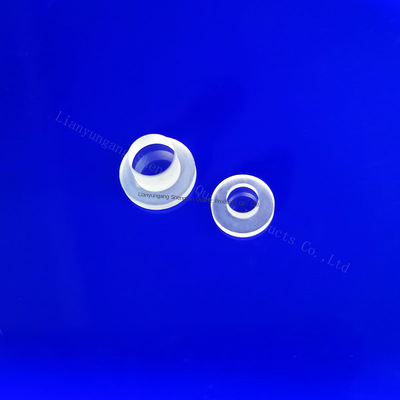 صفحات پله‌ای کوارتز JGS2 با دقت بالا و خلوص بالا سفارشی CNC برای پنجره UV