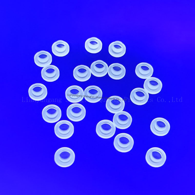 دیسک کوارتز ذوب شده سفارشی صفحه شیشه ای کوارتز 92٪ انتقال نور 2.2g / cm3 تراکم