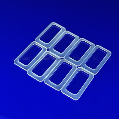 صفحات پله‌ای کوارتز JGS2 با دقت بالا و خلوص بالا سفارشی CNC برای پنجره UV