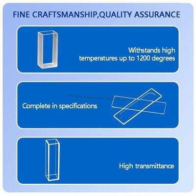 سفارشی‌سازی صفحه شیشه کوارتز ذوب شده نوری شفاف