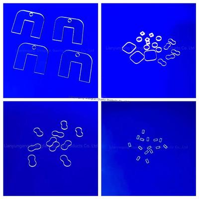 صفحه شیشه ای کوارتز با طهارت بالا با تحمل ± 0.02mm