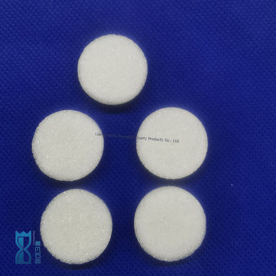 فیلتراسیون گاز و مایع ابزار آزمایشگاهی هسته ماسه کوارتز دیسک فیلتر کوارتز